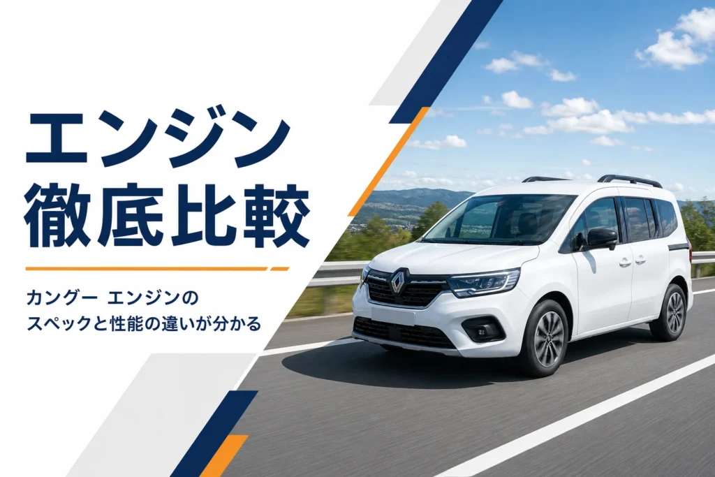 高速道路を走るカングーのイメージ