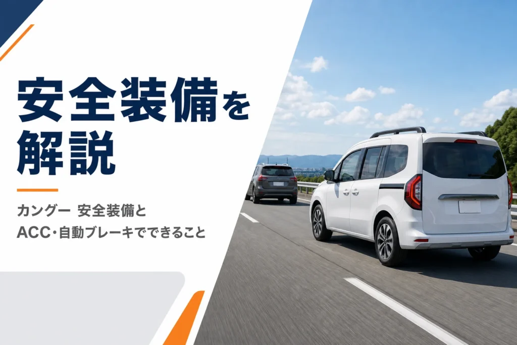 高速道路を走るカングーのイメージ